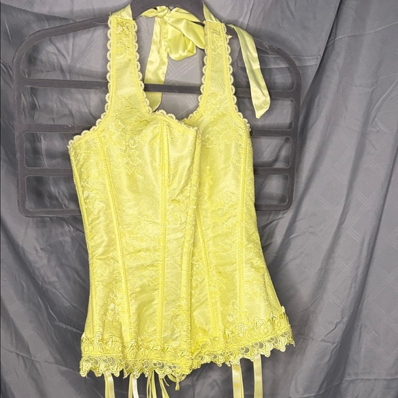 Frederick's of Hollywood Tops - Frederick's of Hollywood Yellow Lace Camisole